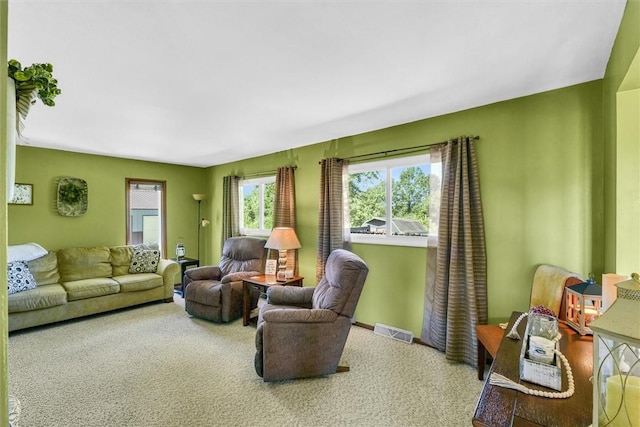 1283 N 1400 E Rd, Shelbyville, IL 62565 - view of carpeted living area