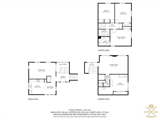 1283 N 1400 E Rd, Shelbyville, IL 62565 - property floor plan