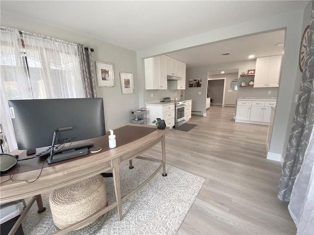2248 Seneca Dr, Charleston, IL 61920 - office space featuring light wood finished floors