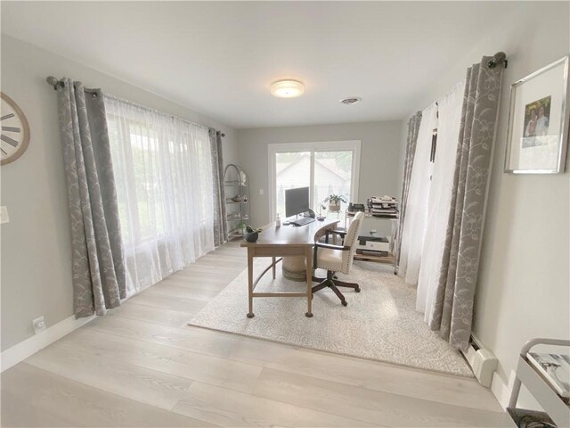 2248 Seneca Dr, Charleston, IL 61920 - office space with light wood-style floors and baseboards