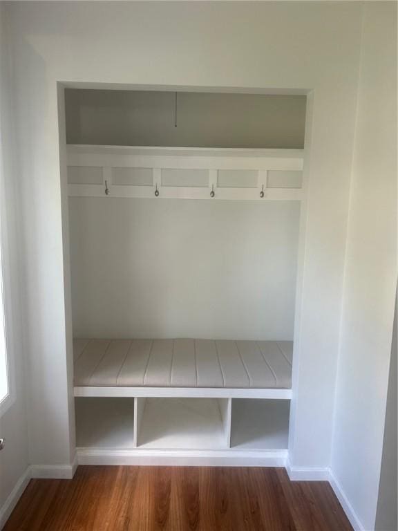 202 S 4th St, Marshall, IL 62441 - mudroom with dark wood-type flooring