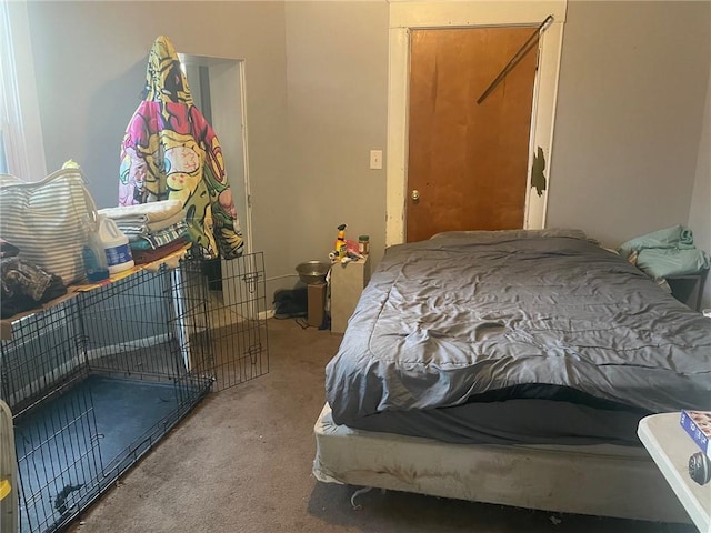 bedroom with carpet flooring