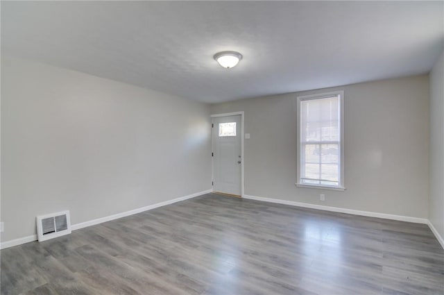 entryway featuring hardwood / wood-style floors