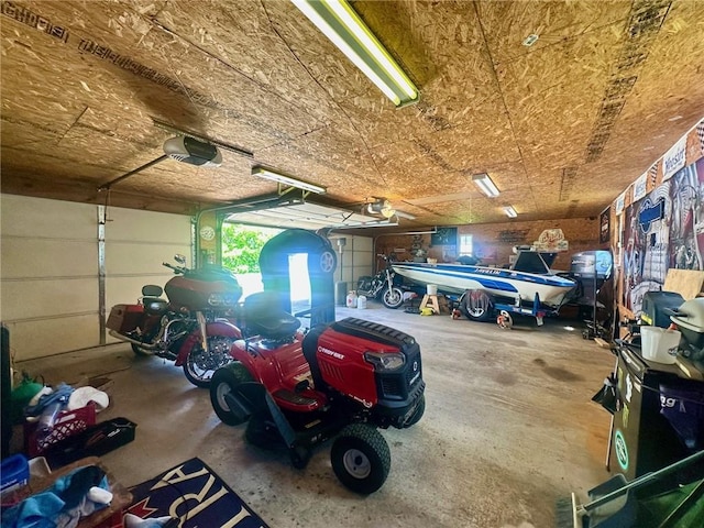 1220 Dewitt Ave, Mattoon, IL 61938 - garage with a garage door opener