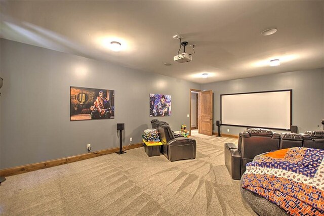 2125 Reserve Way, Decatur, IL 62521 - home theater featuring carpet floors and baseboards