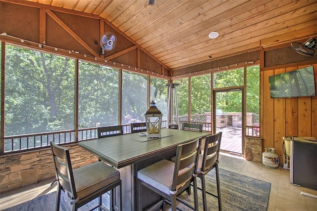 2125 Reserve Way, Decatur, IL 62521 - sunroom / solarium featuring lofted ceiling