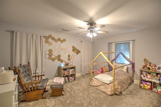 2125 Reserve Way, Decatur, IL 62521 - carpeted bedroom with ceiling fan and baseboards