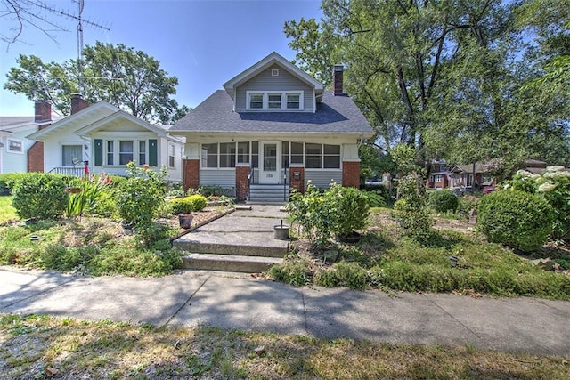 1591 Decatur St, Decatur, IL 62522 - bungalow-style house with a chimney and brick siding