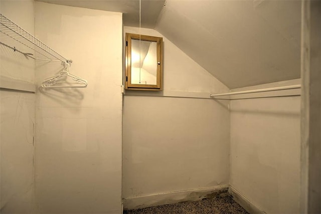 1591 Decatur St, Decatur, IL 62522 - walk in closet featuring vaulted ceiling