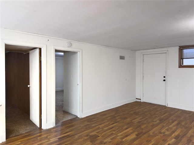 1511 E Fayette Ave, Teutopolis, IL 62467 - empty room with wood finished floors and a smoke detector