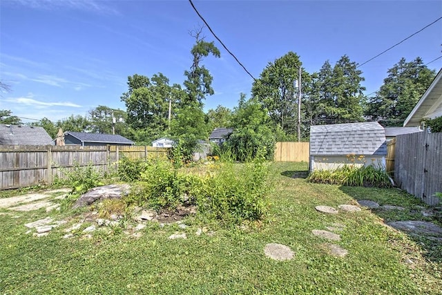 1470 W Decatur St, Decatur, IL 62522 - fenced backyard with a shed