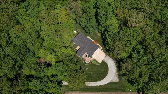 aerial overview of property's location