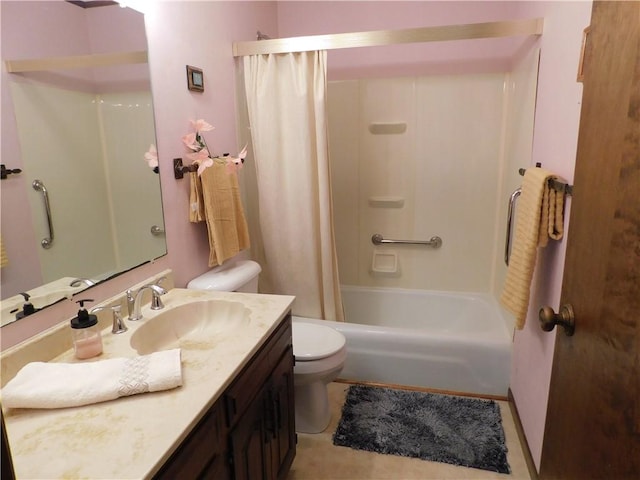 205 Monroe St, Toledo, IL 62468 - bathroom featuring vanity and shower / bath combination with curtain