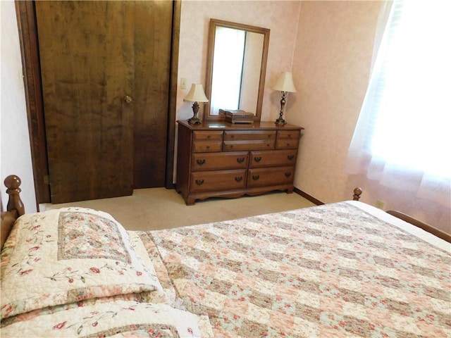 205 Monroe St, Toledo, IL 62468 - bedroom featuring light colored carpet