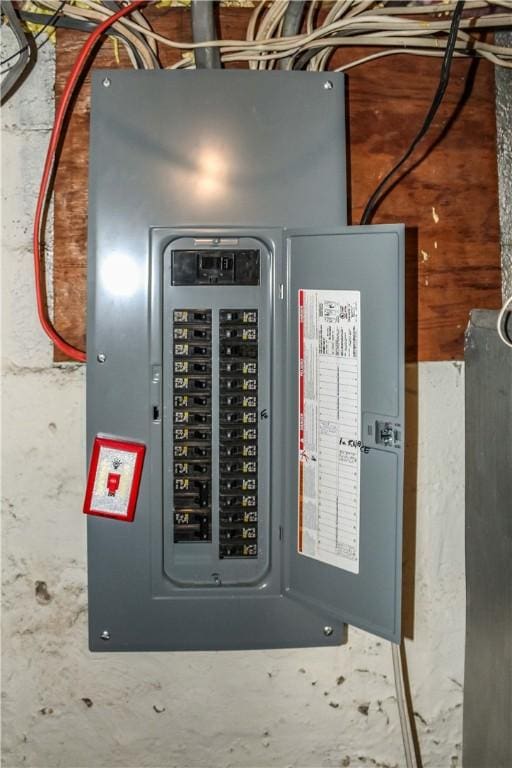 3416 Western Ave, Mattoon, IL 61938 - utility room featuring electric panel