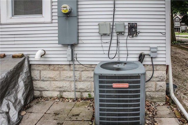 3416 Western Ave, Mattoon, IL 61938 - exterior view of central AC and electric meter
