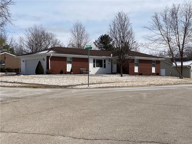 ranch-style house with a garage