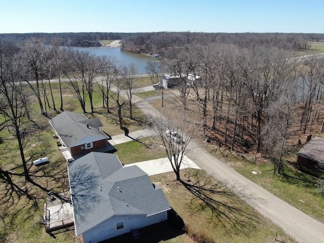20786 Heritage Ln, Marshall, IL 62441 - bird's eye view featuring a water view