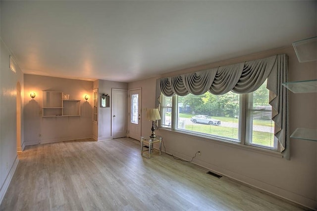 3204 Meadow Ln, Decatur, IL 62521 - foyer with plenty of natural light and wood finished floors