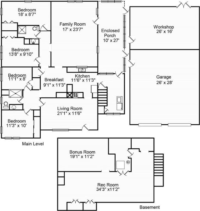 3204 Meadow Ln, Decatur, IL 62521 - view of property floor plan