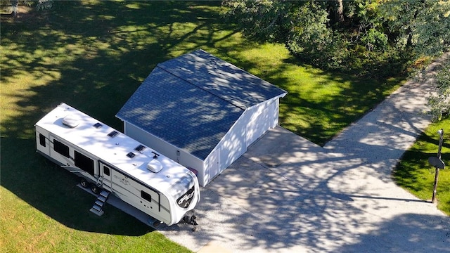 9234 E Cabin Rd, Oakley, IL 62501 - aerial view