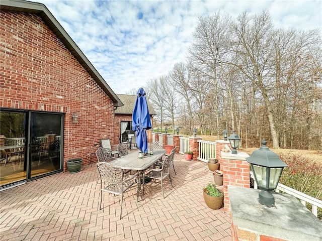 1165 Crooked Ln, Dennison, IL 62423 - view of patio featuring outdoor dining area