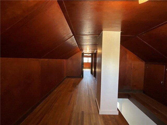 108 W Virginia Ave, Effingham, IL 62401 - bonus room featuring lofted ceiling and wood finished floors