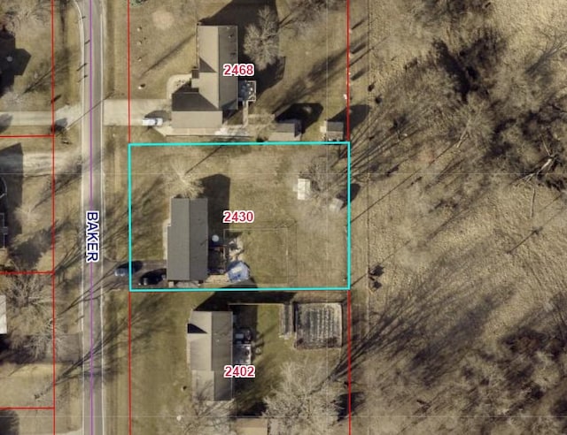 2430 Baker Ln, Decatur, IL 62526 - aerial overview of property's location