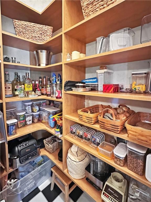 view of pantry