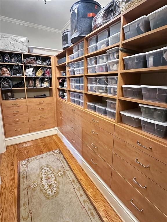 view of storage room