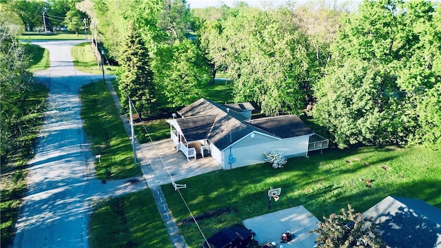 drone / aerial view