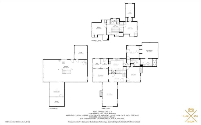 1655 N Vermilion St, Danville, IL 61832 - view of layout