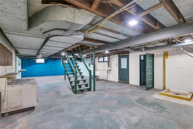 1655 N Vermilion St, Danville, IL 61832 - basement featuring stairway