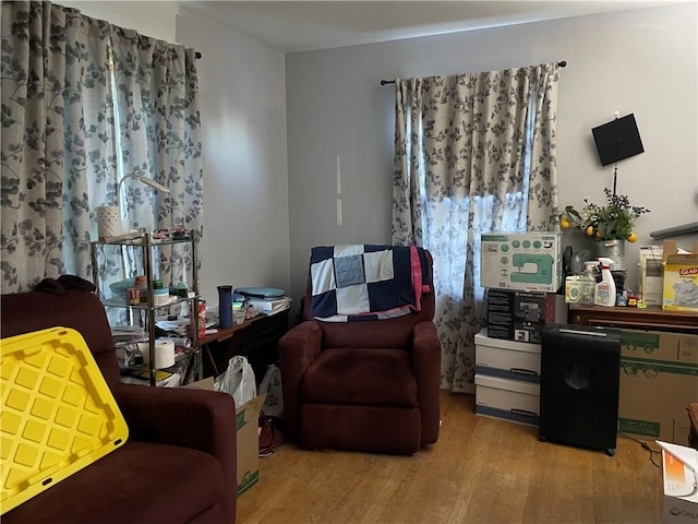 3117 Oak Ave, Mattoon, IL 61938 - living area with wood finished floors