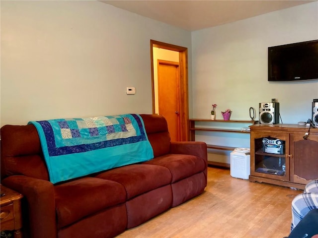 3117 Oak Ave, Mattoon, IL 61938 - living room with light wood-type flooring