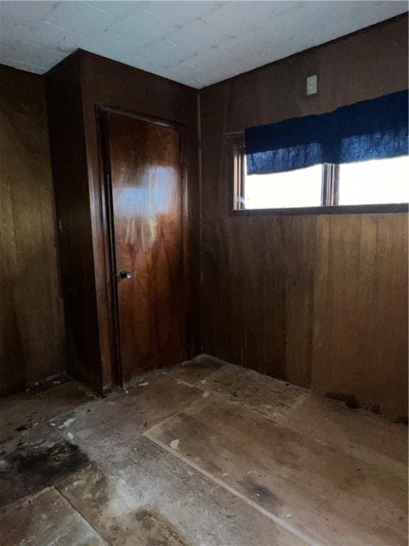 902 N Robb St, Robinson, IL 62454 - spare room featuring wooden walls