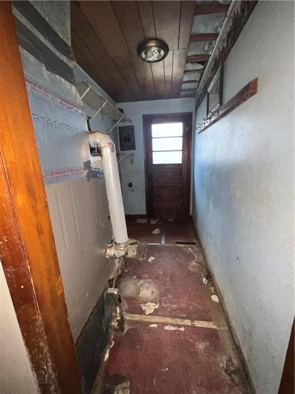 902 N Robb St, Robinson, IL 62454 - doorway featuring electric panel