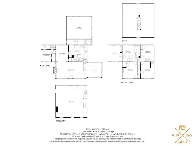 3920 Western Ave, Mattoon, IL 61938 - view of floor plan / room layout