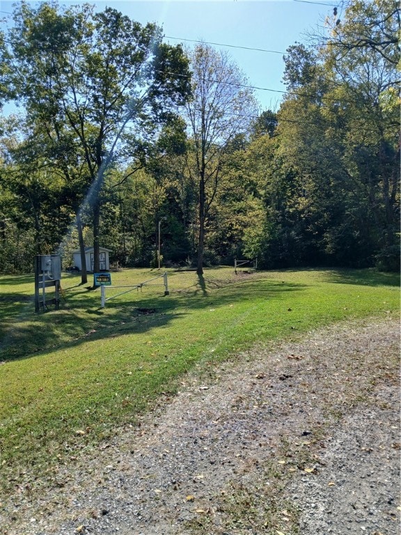 exterior space featuring a lawn