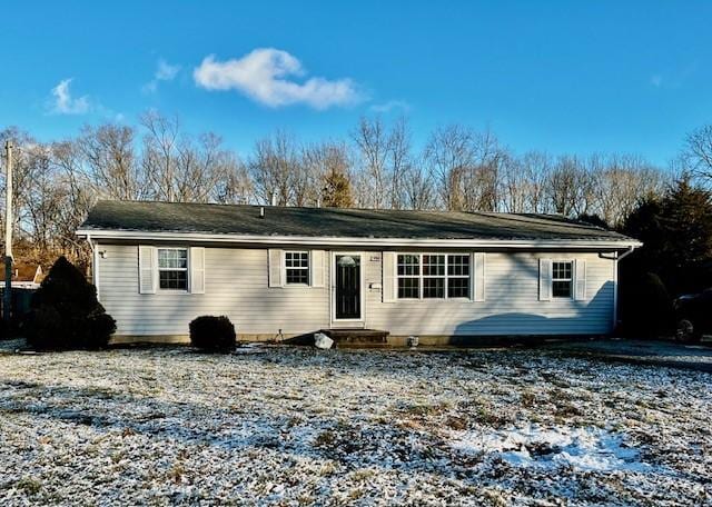 view of ranch-style house