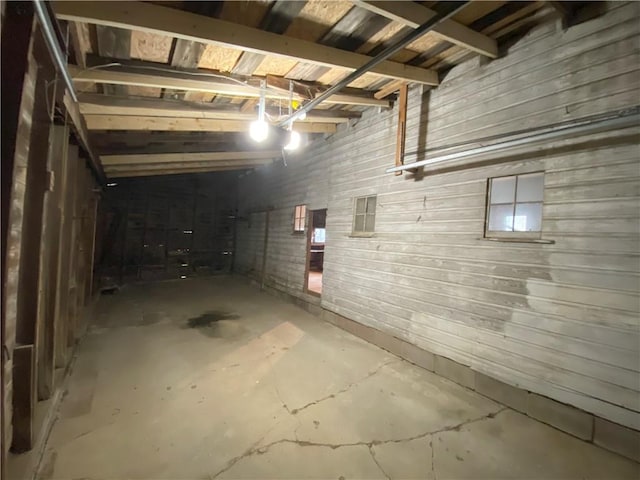 828 S Indiana St, Ashmore, IL 61912 - basement with a garage