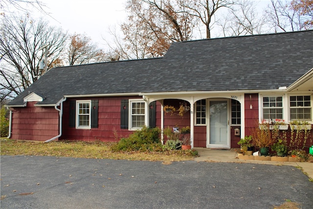 view of ranch-style home