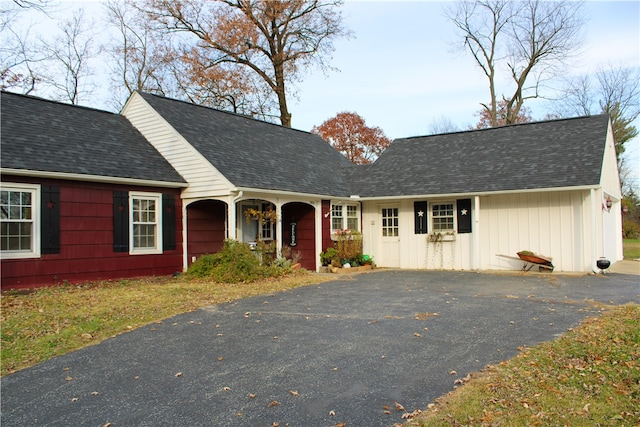 view of front of home