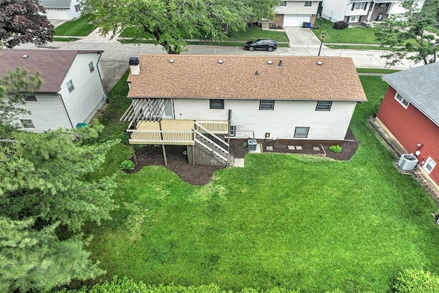 113 White Pines Cir, Decatur, IL 62521 - view from above of property