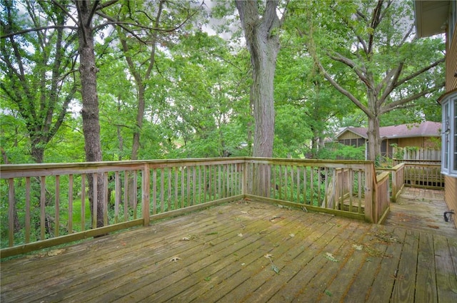2290 N Kenwood Ct, Decatur, IL 62526 - view of wooden deck