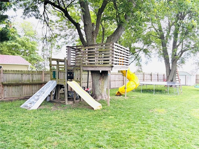 211 E 5th Ave, Rankin, IL 60960 - view of playground with a trampoline