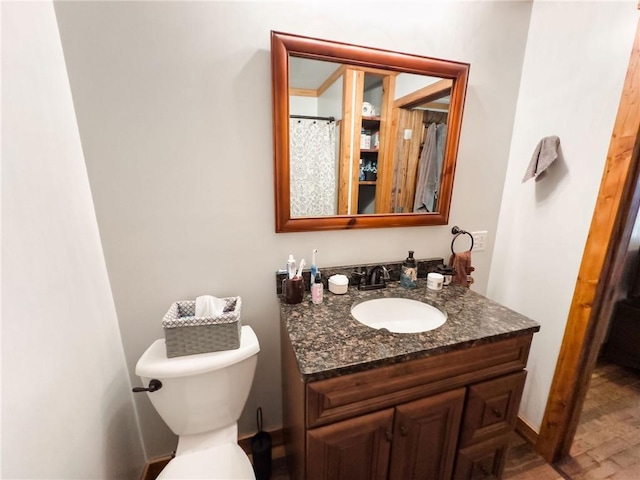 16781 E 1600th Ave, Palestine, IL 62451 - bathroom featuring vanity and toilet