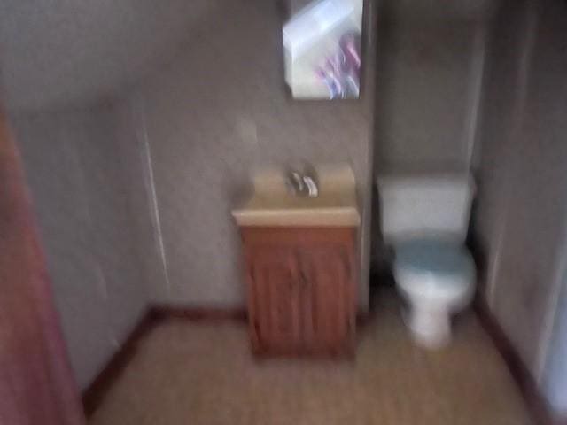 113 S 25th St, Mattoon, IL 61938 - bathroom featuring vanity and toilet