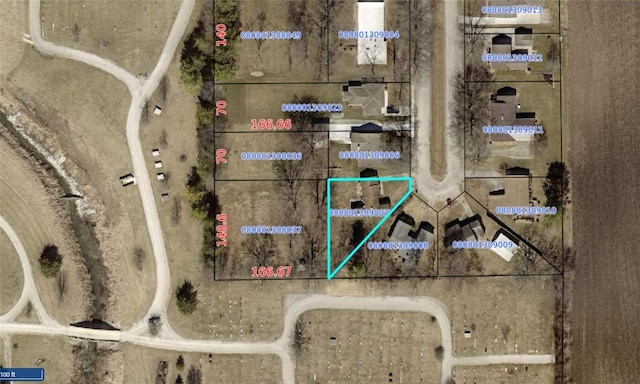 89 Pifers Ln, Sullivan, IL 61951 - map of property location with property parcel outlined