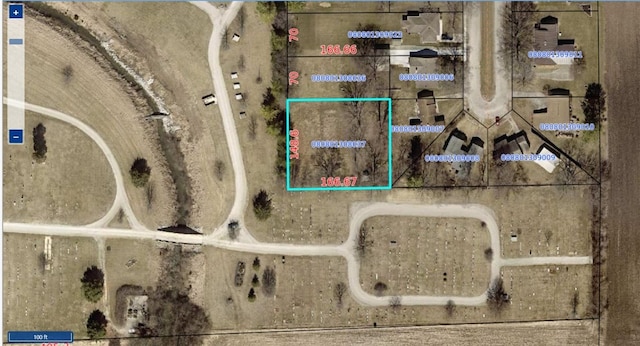 89 Pifers Ln, Sullivan, IL 61951 - map of property location with property boundaries highlighted